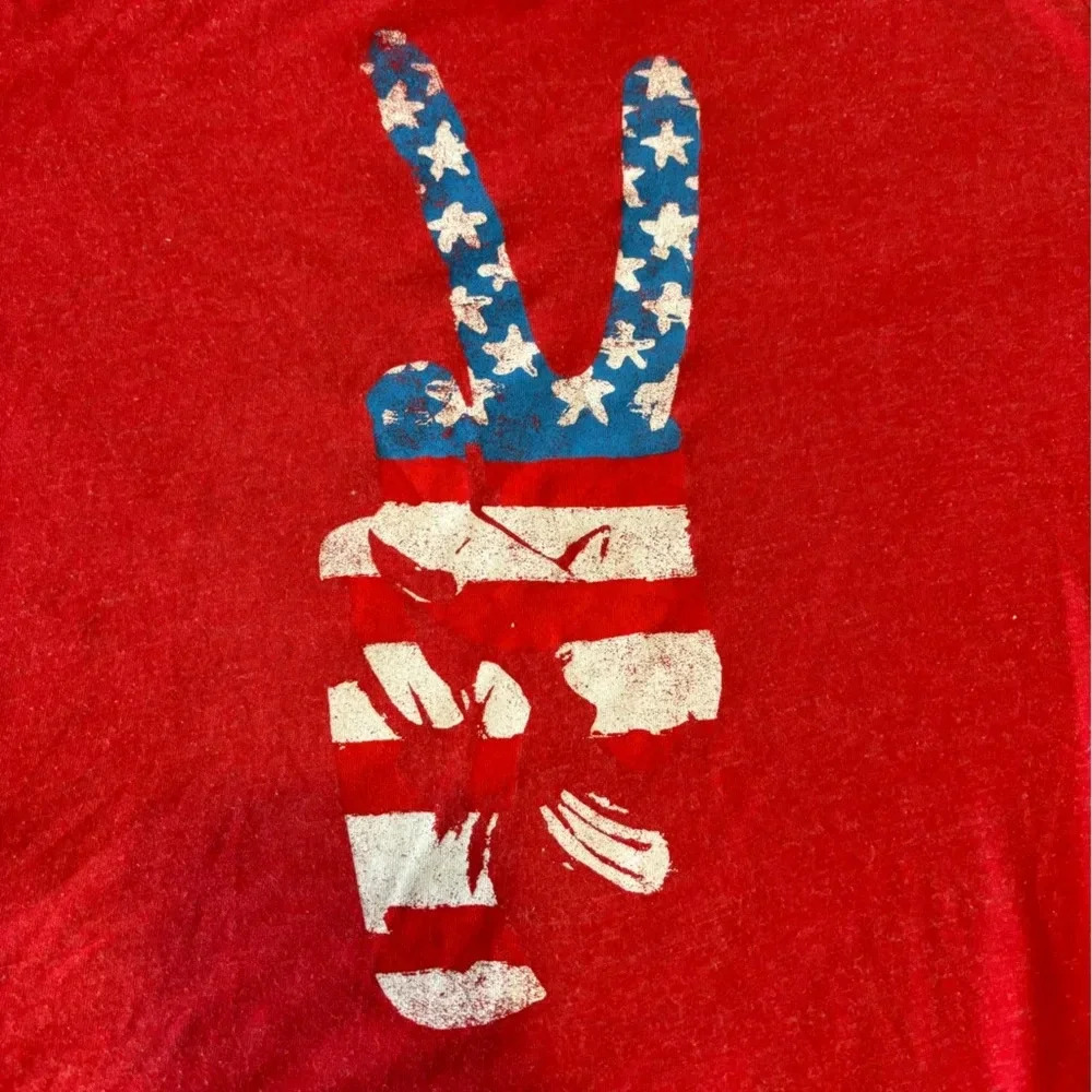 American peace sign sleeveless 2XL - Picture 9 of 9